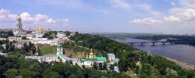 Киево-Печерская лавра. Панорама