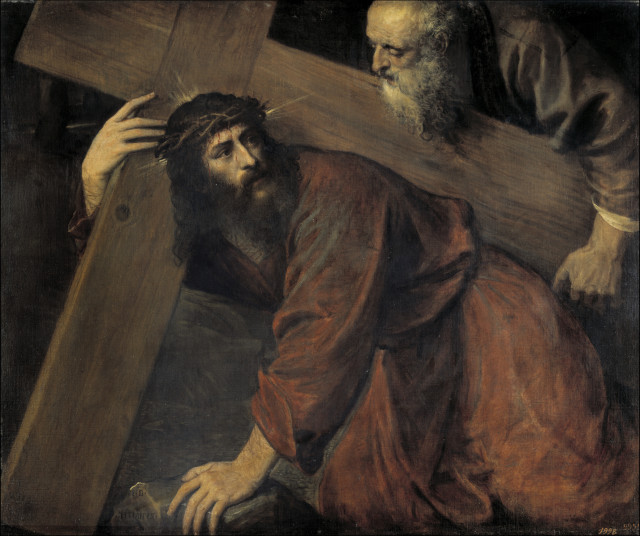 Тициан Вечеллио. Несение креста (1565)