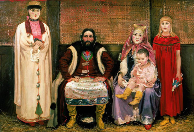 Рябушкин А. П. Семья купца в XVII веке. 1896 г. Государственный Русский музей, Санкт-Петербург