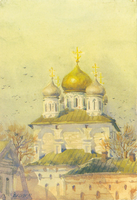 Вишняк Мария Владимировна. Новоспасский-монастырь. 1992 г.
