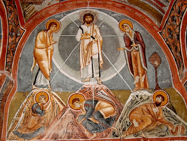 Преображение Господне. Фреска так наз. «Темной церкви» (Каранлик Килисе). XII в. Гёреме, Каппадокия, Турция