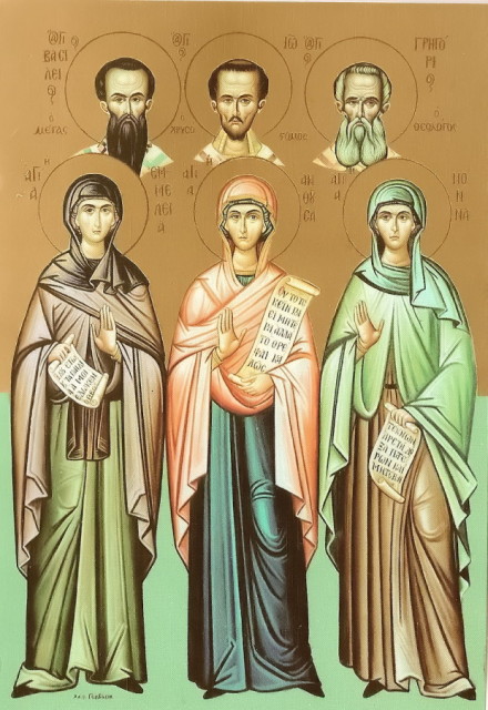 Три Святителя с мсатерями