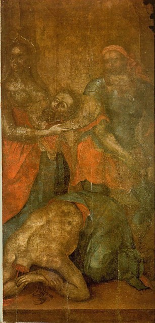 Усекновение главы Иоанна Предтечи. 1730-е гг. Местный ряд иконостаса Вологодского Софийского собора