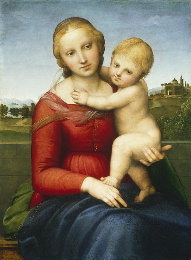 Рафаэль Санти. Малая Мадонна Коупера. 1504-1505 гг. Вашингтон, Национальная галерея искусства