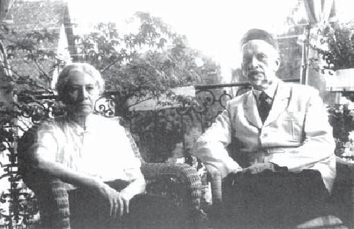 Н. Н. Ильина и И. А. Ильин. Цюрих, 1954 г.