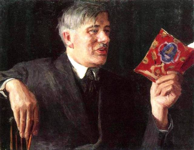 Игорь Грабарь. Портрет Корнея Чуковского. 1935 г.