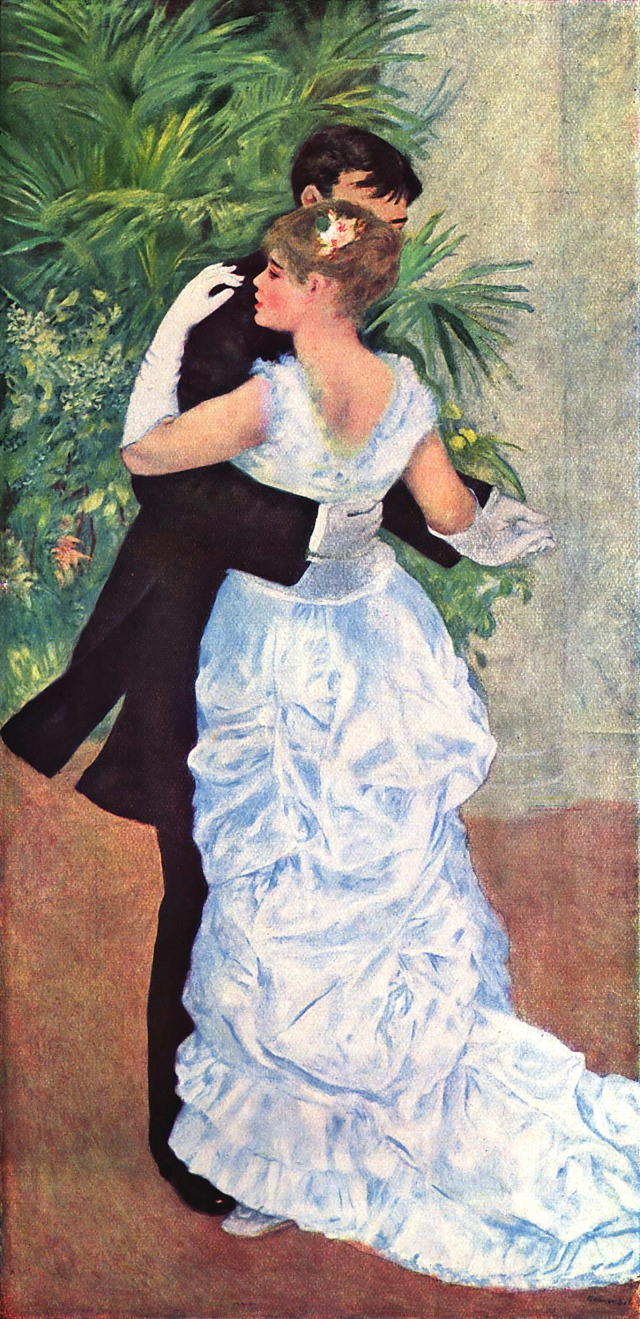 Пьер Огюст Ренуар. Танец в городе. 1883 г. Париж, Музей Орсэ