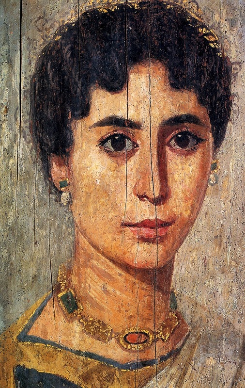 Фаюмский портрет. Египет,  I—III вв. н. э.