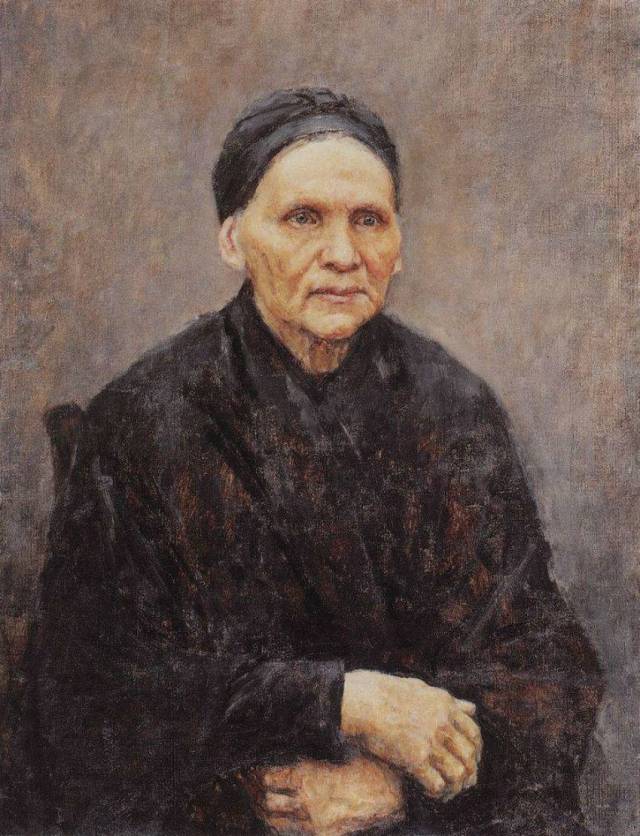 В. Суриков. Портрет матери. 1887 г.