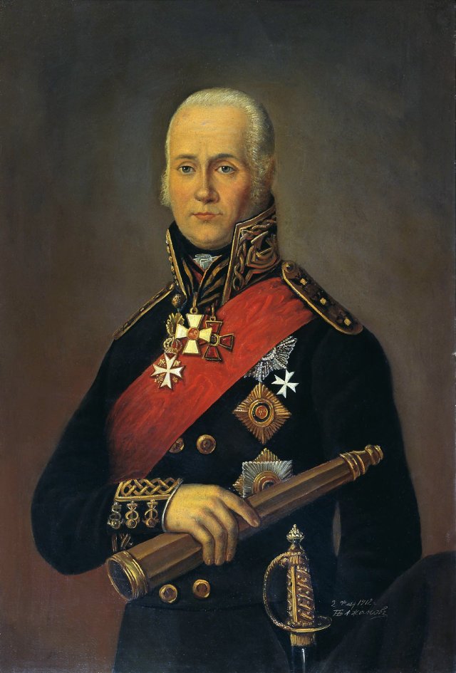 Пётр Бажанов. Портрет адмирала Ф. Ф. Ушакова. 1903 г.