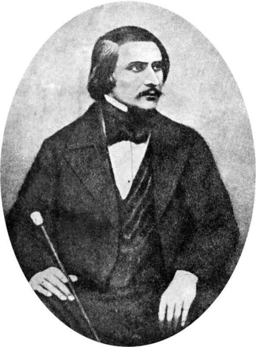Фотопортрет Н. В. Гоголя из группового дагерротипа С. Л. Левицкого. 1845 г. Автор К. А. Фишер