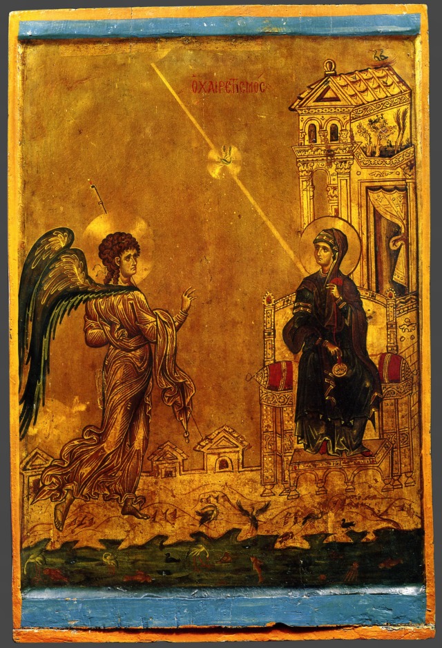 Благовещение; Византия; XII в.; Египет. Синай, монастырь св. Екатерины