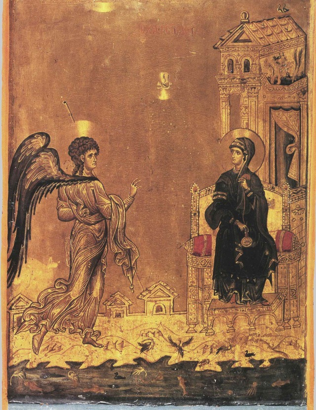 Благовещение Пресвятой Богородице; Византия; XII в.