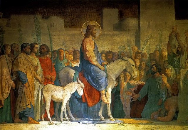 Ипполит Фландрин. Вход Господень в Иерусалим. 1842 г.