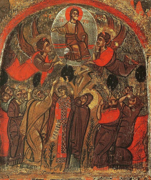 Вознесение Господне. Византия. XV в.