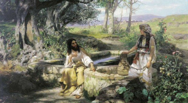 Генрих Ипполитович Семирадский. Христос и самарянка. 1890 г.