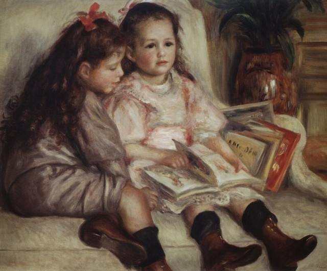 Пьер Огюст Ренуар. Портрет детей (Дети Марсьяля Кайботта). 1895 г.