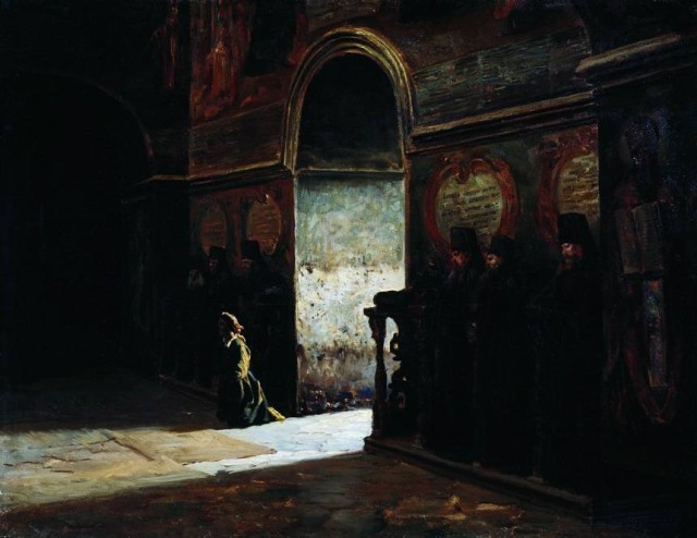 Ярошенко Николай Александрович. В монастыре.1870-е