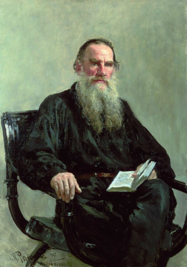 Репин Илья Ефимович. Портрет писателя Л.Н.Толстого. 1887 г.