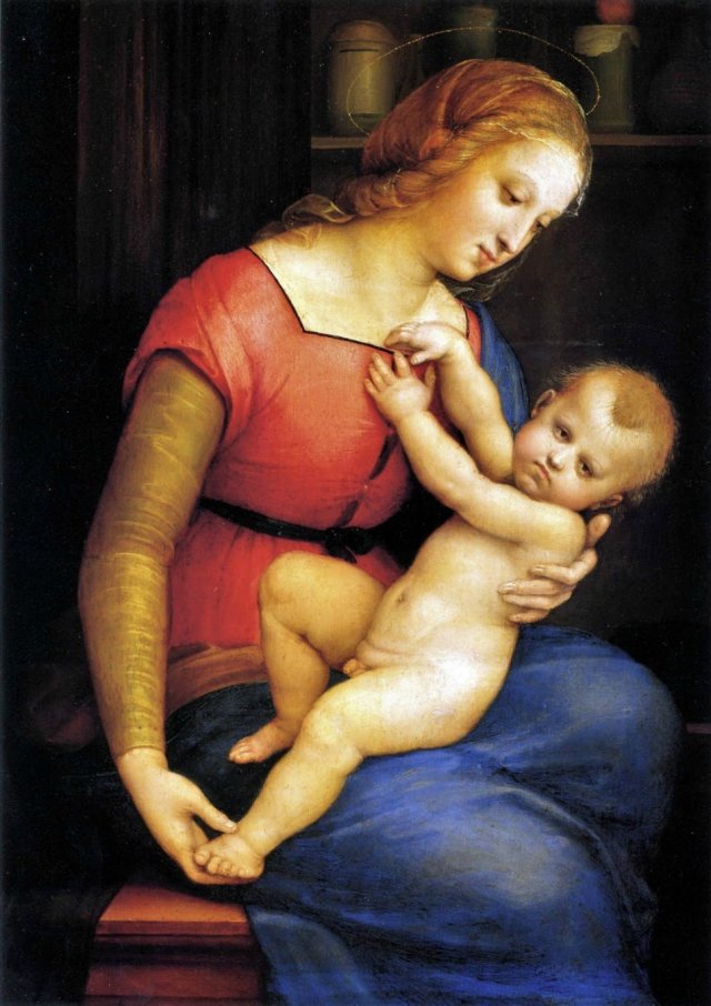 Рафаэль Санти. Орлеанская Мадонна. 1506 г. Шантийи, Франция