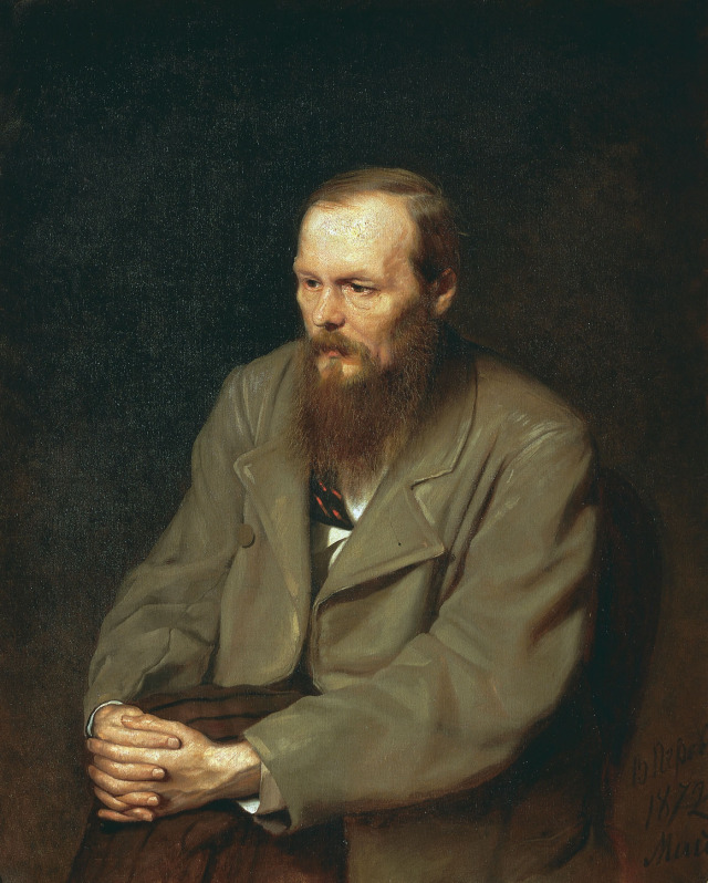 Василий Перов. Портрет писателя Достоевского, 1872 г.