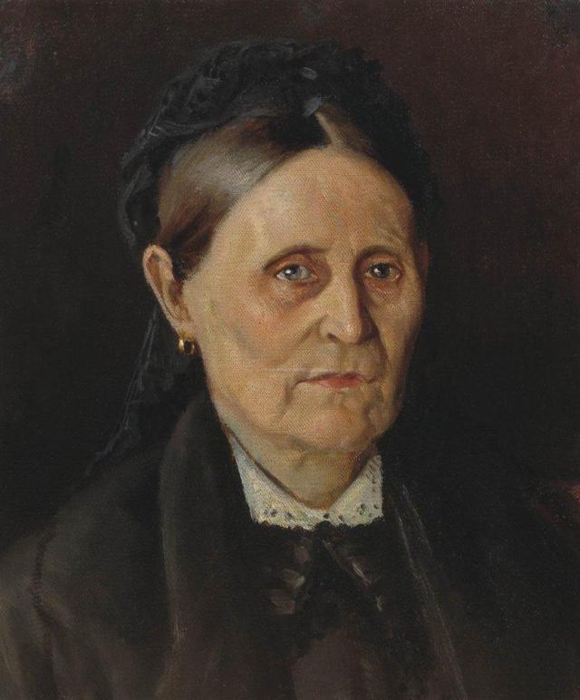 М. В. Нестеров. Портрет М. М. Нестеровой, матери художника. 1875 г.