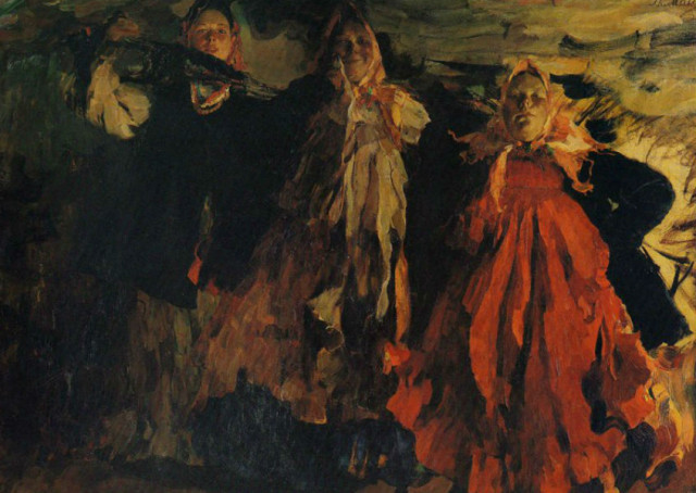 Малявин Филипп Андреевич. Три бабы. 1902 г. Национальный музей современного искусства, Париж
