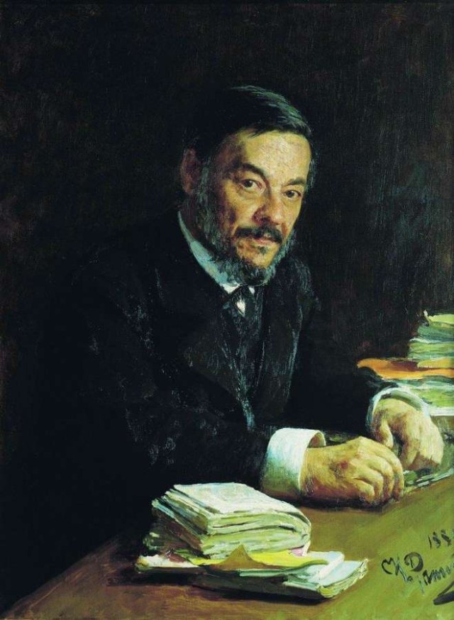 Репин Илья Ефимович. Портрет физиолога И. М. Сеченова. 1889 г.
