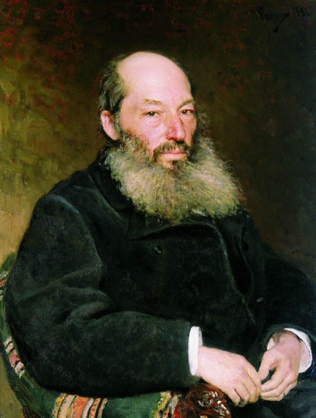 Репин Илья Ефимович. Портрет поэта А. А.Фета. 1882 г.